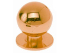 Ручка мебельная кнопка 3024 шарик золото
