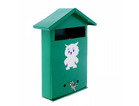 Ящик почтовый Домик №2 "Сова" зеленый с замком