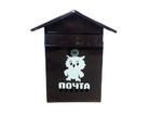 Ящик почтовый Домик №2 "Сова" коричневый с замком