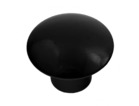 Ручка меб. 6032 d=32 кнопка черная керамика