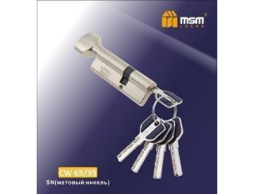 Цилиндровый механизм МСМ 100СW(65c/35) сатин