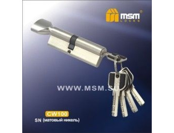 Цилиндровый механизм МСМ 110СW сатин