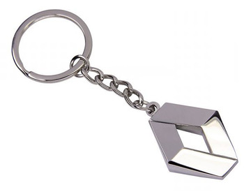 Брелок для ключей с логотипом Renault (Металлический)