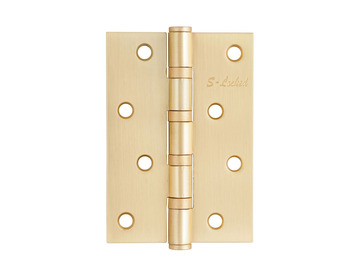 Петля дверная S-Locked  B-100*70*2,5 -GNL золото матовое